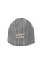 PAPER LOGO RIB BEANIE -GRAY-